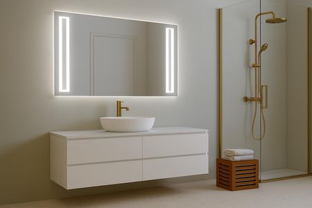 Lustro Z Podświetleniem Na Baterie Calcolo 40X50Cm