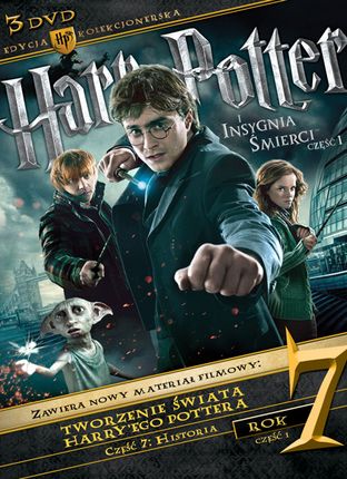 HARRY POTTER I INSYGNIA ŚMIERCI - CZĘŚĆ 1 - EDYCJA KOLEKCJONERSKA (Harry Potter and the Deathly Hallows, part 1: Collector's Edition) (3DVD)