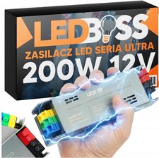 Zdjęcie Ledboss Zasilacz Led 200W 12V Soft Start Zaciskami Ściemniacz Transformator - Czarna Białostocka