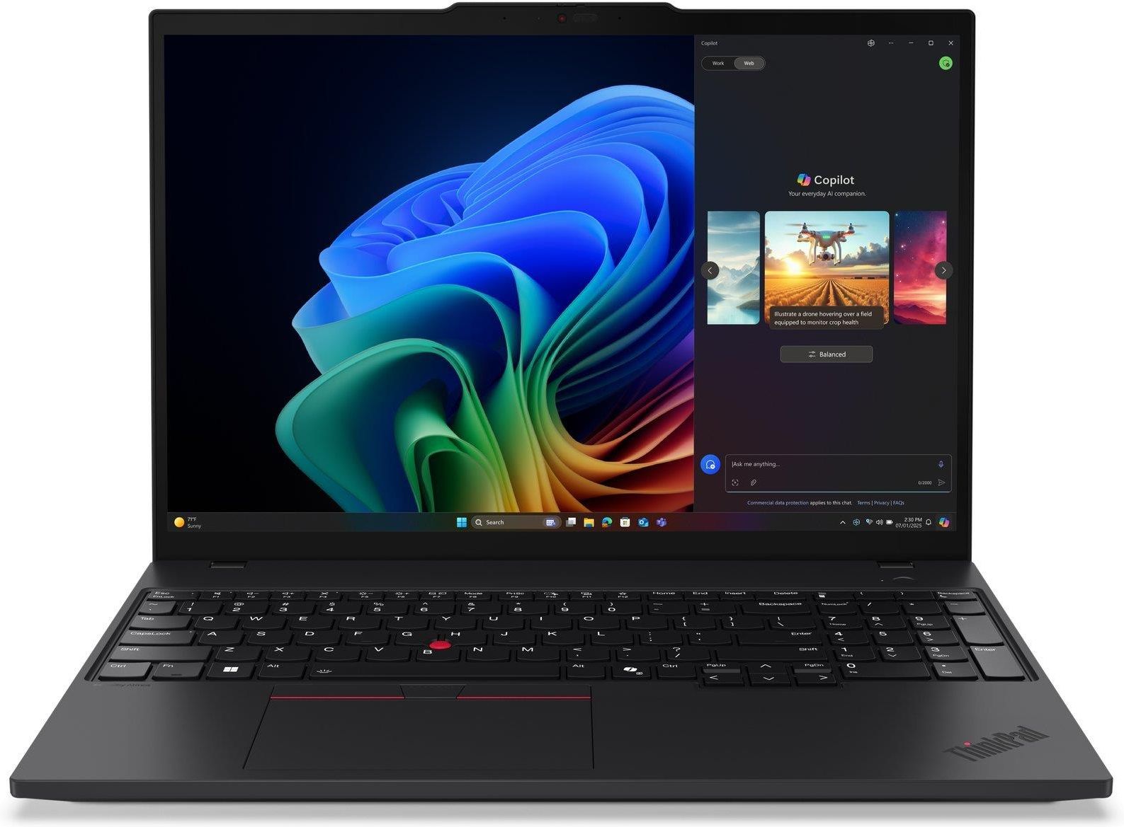 Laptop Lenovo ThinkPad T16 G4 16/Ryzen7/64GB/1TB/Win11 (21QN005MGE