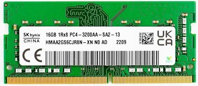 Podzespoły do laptopa Sk Hynix Pamięć Ram 16 Gb Ddr4 3200 Mhz
