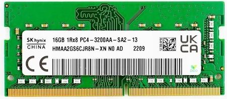 Podzespoły do laptopa Sk Hynix Pamięć Ram 16 Gb Ddr4 3200 Mhz