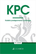 Zdjęcie KPC. Kodeks postępowania cywilnego wyd. 62 - Opracowanie zbiorowe - Góra