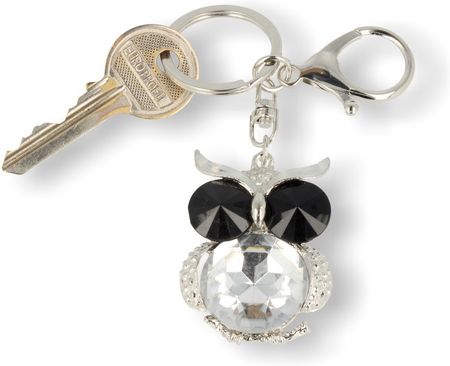 Pink Box Brelok Zawieszka Srebrna Sowa Z Kamieniem (53979602B)