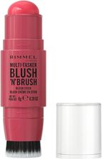 Zdjęcie Rimmel Multi Tasker Blush 'N' Brush Kremowy Róż W Sztyfcie 150 Cherry On Point 8g - Łask