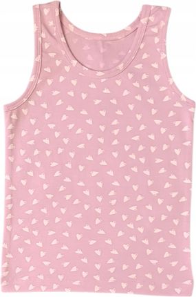 Podkoszulek na ramiączkach r. 122 bawełniana podkoszulka dziecięca