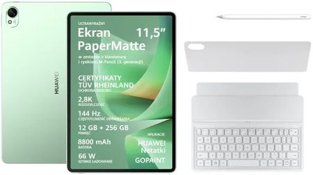 Tablet HUAWEI MatePad 11.5” S 2026 PaperMatte WiFi 12/256GB +