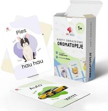 Zdjęcie All4Kids Karty Edukacyjne Onomatopeje 34Szt. - Bieruń