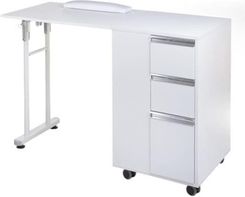 Zdjęcie BS Stolik do manicure składany biały BD3802 BD3802WHITE - Zgierz