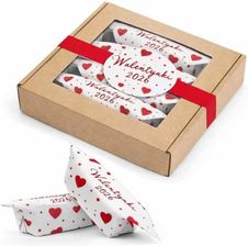 Zdjęcie Krówki na Walentynki w pudełku kraft z dedykacją - Zator