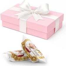 Zdjęcie KRÓWKI personalizowane w pudełku różowym urodziny - Chorzów