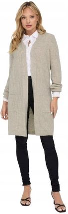 Only beżowy kardigan długi S