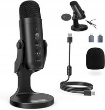 Mikrofon Do Komputera Pojemno�ciowy Gamingowy Studyjny Karaoke USB PC PS5