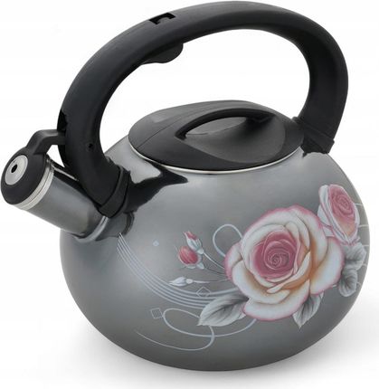 Czajnik Emaliowany 3L Z Gwizdkiem. Masterpan Mp-2547. Indukcja Gaz