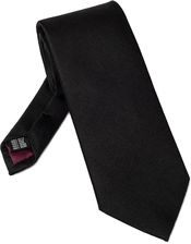 Zdjęcie Krawat jedwabny VAN THORN czarny struktura - Gdańsk