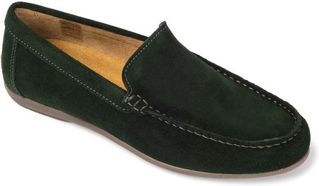 Mokasyny męskie zamszowe zielone VAN THORN 45