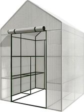 Zdjęcie Awtools Szklarnia Ogrodowa Biała 143X143X195Cm - Goniądz
