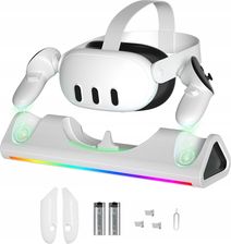 Zdjęcie Stacja Dokująca Ładowarka Stojak do Gogli Oculus Quest 3 +2x Akumulator Pad / JYS-MQ006 - Wolin