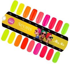 Zdjęcie Molly Nails Wzornik Neons Połysk I Mat 9 Kolorów - Rzgów
