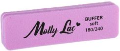 Zdjęcie Mollylac Polerka Dwustronna Buffer Mini Szeroka Soft 180/240 Różowa - Brzeziny