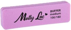 Mollylac Polerka Dwustronna Buffer Mini Szeroka Medium 100/180 R�owa