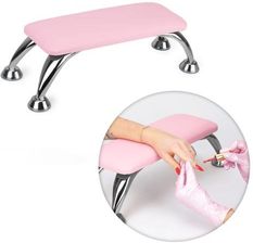 Zdjęcie Allelac Podpórka Do Manicure Na Srebrnych Nóżkach Różowa - Ozorków