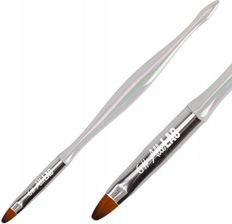 Zdjęcie Allelac Pędzelek Do Żelu Biały Owalny Nr 6 - Brzeziny