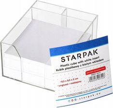 Zdjęcie Starpak Kubik Plastikowy Białe Karteczki 85X85Mm - Radziejów