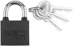 Zdjęcie Neo Tools Kłódka Jarzmowa + 3 Klucze 85056 - Reszel
