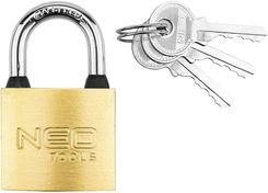 Zdjęcie Neo Tools Kłódka Jarzmowa + 3 Klucze 85051 - Reszel