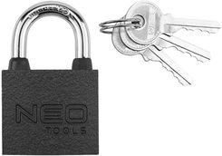 Zdjęcie Neo Tools Kłódka Jarzmowa + 3 Klucze 85057 - Reszel