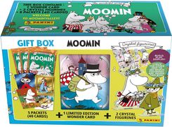Zdjęcie Panini Muminki Gift Box Pudełko 5 Saszetek = 40 Kart +2 Kryształowe Figurki - Lipsko