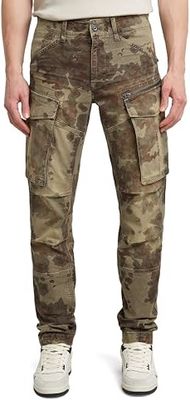 8719965012981 Rovic Zip 3D Regular Tapered Pants Pants, Wielokolorowy (Vintage Dust Turf Forest Camo D02190-e081-h585), 34W / 32L
