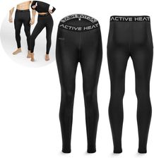 Zdjęcie 4Fizjo Ciepłe Spodnie Termiczne Unisex Active Heat Czarne - Rumia