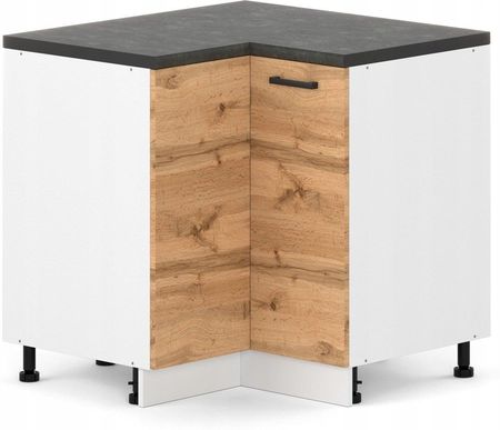 ULWE Szafka Kuchenna Dolna Narożna Stojąca 90x90 cm Dąb Wotan (ESDN2DBDW)