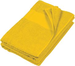 Zdjęcie Prześcieradło kąpielowe Kariban 100x150 Żółte - Wrocław