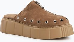 Zdjęcie Klapki damskie INUIKII Matilda Mule Suede beige - Tarczyn