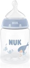 Zdjęcie Nuk First Choice Whale Butelka Z Regulacją Temperatury 0M+ 150Ml - Knurów