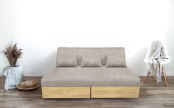 Zdjęcie Kontrasto sofa tapicerowana DAISY S108 sztr. beż 5907368792613 - Tykocin