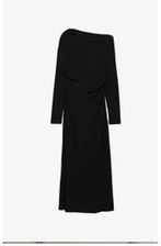 Zdjęcie Sukienka Pull&Bear 023PMG czarna z marszczeniem - Skępe