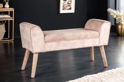 Zdjęcie Invicta Interior Scarlett Ławka 90 cm beż/kawowy - Osiek