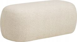 Zdjęcie Ławka 100x50x38 cm korpus sosna obicie beżowe - Wąchock