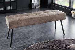 Zdjęcie Invicta Interior Boutique Ławka 100 cm taupe - Wodzisław Śląski