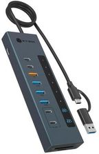 Zdjęcie Hub USB Icy Box combo 11w1 PD 100W USB SD (IB-HUB1742CR-C2PD) - Ostrów Wielkopolski