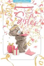 Zdjęcie Kartka Holograficzna 3D - For A Special Sister - Krzywiń