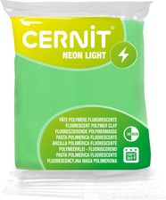 Zdjęcie Cernit Polymer Clay Neon Light Glinka Polimerowa Green 56G - Zator