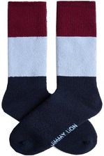 Zdjęcie Skarpety Jimmy Lion PREMIUM WINTER WOOL Dark Blue - Ząbki