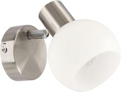 Zdjęcie Klosz do lampy Candellux satyna nikiel biały - Tykocin