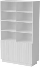 Zdjęcie Cama MEBLE Regał LIVERTI Biały 100x42x171 3109130 - Ryki