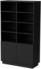 Zdjęcie Cama MEBLE Regał LIVERTI Czarny 100x42x171 3109130 - Ryki